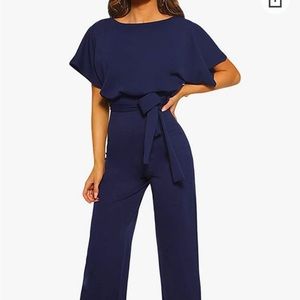 Navy Blue Jumpsuit New w/o tags Size L